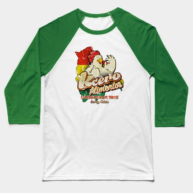 Kcero Foods Baseball T-Shirt by JCD666